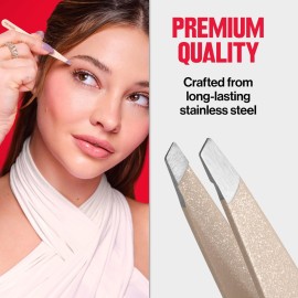 Revlon Designer Series Slant Tweezer, High Precision, Made With Long Lasting Stainless Steel, 1 Count Revlon Designer Series Slant Tweezer, High Precision, Made With Long Lasting Stainless Steel, 1 Count
