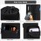 Bstge Water Bottle Holder with Strap, Water Bottle Carrier Bag with Phone Pocket, Shoulder Hand Strap Insulated Neoprene 32 oz Water Bottle Sleeve for Walking Hiking Camping Gym(black)