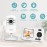 OKAIDI Video Baby Monitor with Camera and Audio, 2.4\'\' Portable Travel Baby Monitor, 1000ft Long Range Transmission, Baby Monitor No WiFi, Infrared Night Vision, VOX Mode, Baby Monitor