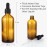 AOZITA 4 Pack, 4oz Amber Glass Dropper Bottles with 1 Funnel & 4 Lables - 120ml Dark Brown Tincture Bottles with Eye Droppers - Leakproof Travel Bottles For Essential Oils, Liquids