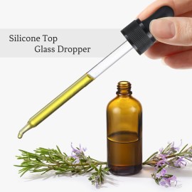 AOZITA 4 Pack, 4oz Amber Glass Dropper Bottles with 1 Funnel & 4 Lables - 120ml Dark Brown Tincture Bottles with Eye Droppers - Leakproof Travel Bottles For Essential Oils, Liquids AOZITA 4 Pack, 4oz Amber Glass Dropper Bottles with 1 Funnel & 4 Lables - 120ml Dark Brown Tincture Bottles with Eye Droppers - Leakproof Travel Bottles For Essential Oils, Liquids