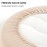 MairMore Muslin Bassinet Sheets for Babies - Soft & Breathable 100% Cotton Fitted Sheets for Oval, Rectangle, Hourglass Bassinet Mattress Pads, 2-Pack (Ivory & Pink)