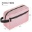 Icramsy Travel Toiletry bag Toiletry bag for women men Hanging Cosmetic bag Travel accessories for Women Men (Pink)