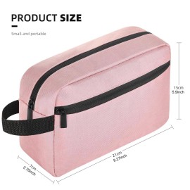 Icramsy Travel Toiletry bag Toiletry bag for women men Hanging Cosmetic bag Travel accessories for Women Men (Pink) Icramsy Travel Toiletry bag Toiletry bag for women men Hanging Cosmetic bag Travel accessories for Women Men (Pink)
