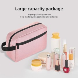 Icramsy Travel Toiletry bag Toiletry bag for women men Hanging Cosmetic bag Travel accessories for Women Men (Pink) Icramsy Travel Toiletry bag Toiletry bag for women men Hanging Cosmetic bag Travel accessories for Women Men (Pink)