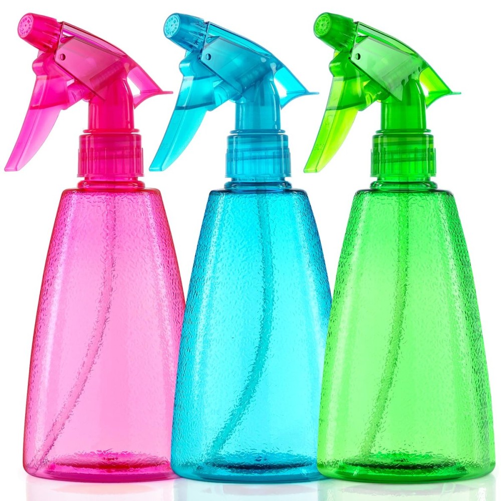 Bealee Spray Bottles 3-Pack, 16 Oz, Mist & Stream, Plastic Water Spray Bottle for Hair, Plants, Cleaning Solutions, BBQ, Cat Dog Spray Correction Behavior - Leak Proof - Empty Spray Bottles Bealee Spray Bottles 3-Pack, 16 Oz, Mist & Stream, Plastic Water Spray Bottle for Hair, Plants, Cleaning Solutions, BBQ, Cat Dog Spray Correction Behavior - Leak Proof - Empty Spray Bottles