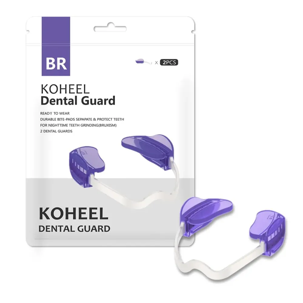 KOHEEL Adjustable Mouth Guard for Teeth Grinding and Clenching, No Boiling Night Guard, Stop Bruxism Dental Guard (2 Count) KOHEEL Adjustable Mouth Guard for Teeth Grinding and Clenching, No Boiling Night Guard, Stop Bruxism Dental Guard (2 Count)