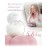 KISSBOBO ABP-1508 Hands Free Breast Pump Wearable with Storage Bag, Wearable Breastfeeding Pump Strong Suction, Low Noise, 3 Modes 9 Levels, with 21/24mm Insert/Flange, 2 Pack (White)