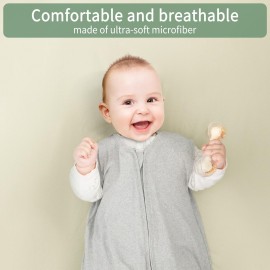 GUNTAIL Baby Crib Sheets for Boys Girls, 2 Pack Fitted Crib Sheet for Standard Crib and Toddler Mattress, Soft Microfiber Baby Sheet 52x28x8in (Brown & Green)