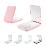 Kakuje Travel Mirror with Light, 1X/3X Magnification LED Compact Mirror with Nternal BIattery, Pink Mini Mirror for Purse, Pocket,Travel and Present