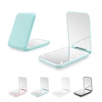 Kakuje Travel Mirror with Light, 1X/3X Magnification LED Compact Mirror with Nternal BIattery, Mint Green Mini Mirror for Purse, Pocket,Travel and Present