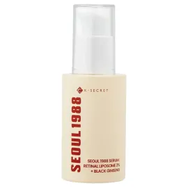 KSECRET SEOUL 1988 Serum : Retinal Liposome 2% + Black Ginseng, 30ml/1.01fl.oz | 58% Black Ginseng Extract | Retinal serum, Bakuchiol, VitaminC&3Peptides for Wrinkle Care | Korean Skincare | seoul1988