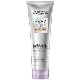L\'Oreal Paris EverPure Silver Care Sulfate Free Conditioner, Brightening and Nourishing Hair Care for Gray and Silver Hair, Vegan Formula with Peptides, 8.5 Fl Oz L\'Oreal Paris EverPure Silver Care Sulfate Free Conditioner, Brightening and Nourishing Hair Care for Gray and Silver Hair, Vegan Formula with Peptides, 8.5 Fl Oz