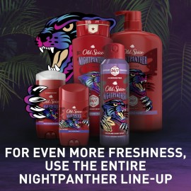 Old Spice Cleansing Body Wash for Men, 3X Defense, 24/7 Shower Fresh with Lasting Scent, 2-in-1 Body & Face Wash, NightPanther with Rich Warm Scent, 33.4 oz Old Spice Cleansing Body Wash for Men, 3X Defense, 24/7 Shower Fresh with Lasting Scent, 2-in-1 Body & Face Wash, NightPanther with Rich Warm Scent, 33.4 oz