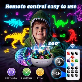 PIKOY Dinosaur Night Light Projector | 15 Sounds & 3D Films | 31Colors & Remote Control | Dinosaur Toys for Kids 3-8, Toddler Toys, Boys Room Decor, STEM Educational Gifts PIKOY Dinosaur Night Light Projector | 15 Sounds & 3D Films | 31Colors & Remote Control | Dinosaur Toys for Kids 3-8, Toddler Toys, Boys Room Decor, STEM Educational Gifts