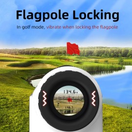 Golf Rangefinder with Magnetic - 1000 Yards Laser Range Finder with Slope Compensation & USB-C Rechargeable Battery for Golf Golf Rangefinder with Magnetic - 1000 Yards Laser Range Finder with Slope Compensation & USB-C Rechargeable Battery for Golf