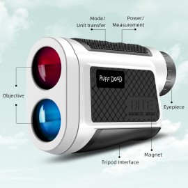 Golf Rangefinder with Magnetic - 1000 Yards Laser Range Finder with Slope Compensation & USB-C Rechargeable Battery for Golf Golf Rangefinder with Magnetic - 1000 Yards Laser Range Finder with Slope Compensation & USB-C Rechargeable Battery for Golf