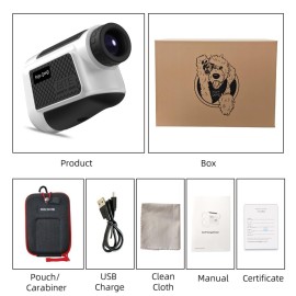 Golf Rangefinder with Magnetic - 1000 Yards Laser Range Finder with Slope Compensation & USB-C Rechargeable Battery for Golf Golf Rangefinder with Magnetic - 1000 Yards Laser Range Finder with Slope Compensation & USB-C Rechargeable Battery for Golf