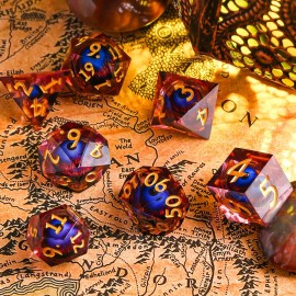 Maywin Sharp Edge Dice Set d&d,Dungeons and Dragons Dice,Polyhedral DND Dice Set for Board Games Maywin Sharp Edge Dice Set d&d,Dungeons and Dragons Dice,Polyhedral DND Dice Set for Board Games