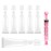 uadbau 6PCS Empty Lip Gloss Tubes - 8ml Clear Lip Balm Tubes with 5ml Syringes - Refillable Squeeze Tubes for Lip Gloss - Mini Cosmetic Soft Tubes for DIY Lip Gloss and Travel Toiletries