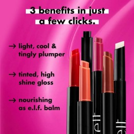 e.l.f. Pout Clout Lip Plumping Pen, Nourishing Lip Balm For Sheer Color & Shine, Plumps & Moisturizes, Vegan & Cruelty-Free, Pinky Out e.l.f. Pout Clout Lip Plumping Pen, Nourishing Lip Balm For Sheer Color & Shine, Plumps & Moisturizes, Vegan & Cruelty-Free, Pinky Out