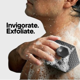 TOOLETRIES Body Scrubber 2.0 - Premium Silicone Scrubber for Cleaning, Exfoliating and Invigorating Your Skin - Extra Long Lather Boosting Bristles with Ergonomic Handle, Long-Lasting & Easy to Clean