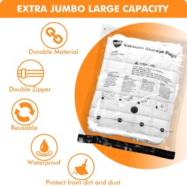 24 Pack Vacuum Storage Bags with Electric Pump, (5 Jumbo, 5 Large, 5 Medium, 5 Small, 4 Roll Up Bags) Space Saver Bag for Clothes, Mattress, Blanket, Duvets, Pillows, Comforters,Travel 24 Pack Vacuum Storage Bags with Electric Pump, (5 Jumbo, 5 Large, 5 Medium, 5 Small, 4 Roll Up Bags) Space Saver Bag for Clothes, Mattress, Blanket, Duvets, Pillows, Comforters,Travel