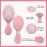 6 Pieces Mini Wet Hair Brush, Travel Detangling Brush, for Most Hair Types, with Ease Knots Without Tears or Breakage, Multicolor