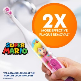 Spinbrush Princess Peach Kids Electric Battery Toothbrush, Soft Bristles Spinbrush Princess Peach Kids Electric Battery Toothbrush, Soft Bristles