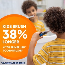 Spinbrush Princess Peach Kids Electric Battery Toothbrush, Soft Bristles Spinbrush Princess Peach Kids Electric Battery Toothbrush, Soft Bristles