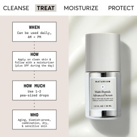 Naturium Multi-Peptide Advanced Serum, Firming & Smoothing Face Serum for Fine Lines & Wrinkles with Advanced Multi-Peptide Blend, 1 oz Naturium Multi-Peptide Advanced Serum, Firming & Smoothing Face Serum for Fine Lines & Wrinkles with Advanced Multi-Peptide Blend, 1 oz