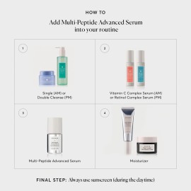 Naturium Multi-Peptide Advanced Serum, Firming & Smoothing Face Serum for Fine Lines & Wrinkles with Advanced Multi-Peptide Blend, 1 oz Naturium Multi-Peptide Advanced Serum, Firming & Smoothing Face Serum for Fine Lines & Wrinkles with Advanced Multi-Peptide Blend, 1 oz