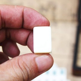 Funien Chinese Numbered Mahjong Set 144 Tiles Mah-Jong Set Portable Chinese Toy with Box