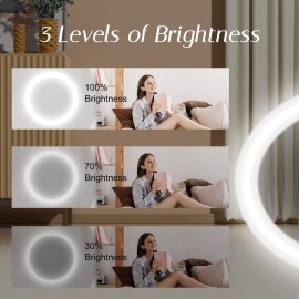 Kakuje Compact Mirror with Light, 1X/3X Magnification LED Pocket Mirror with USB Data Cable, Black Mini Mirror for Purse, Pocket,Travel and Present Kakuje Compact Mirror with Light, 1X/3X Magnification LED Pocket Mirror with USB Data Cable, Black Mini Mirror for Purse, Pocket,Travel and Present