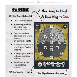 Inside Up Games: Summit: Sanity Expansion - Board Game, Survive The Worlds Deadliest Mountain, Survival & Adventure, Ages 14+, 1-6 Players, 60 Min