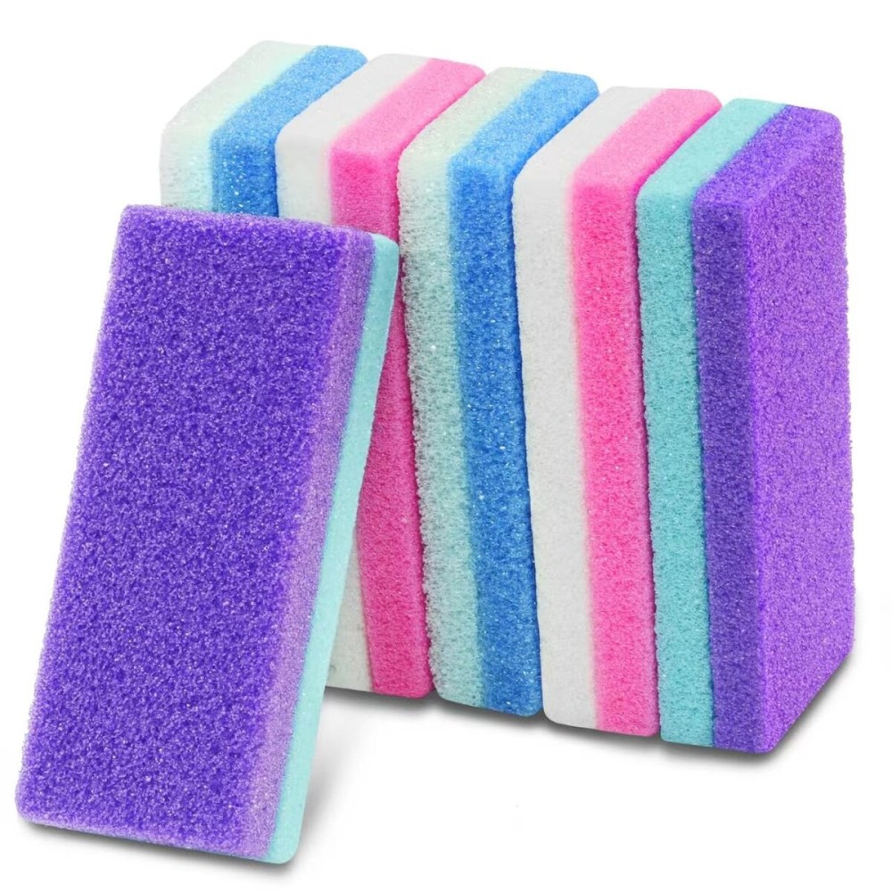 6Pcs Professional Pedicure Foot Pumice Stone for Feet Skin Callus Remover and Scrubber for Dead Skins Sided 6Pcs Professional Pedicure Foot Pumice Stone for Feet Skin Callus Remover and Scrubber for Dead Skins Sided