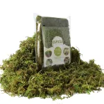USMOLA Fake Green Moss for Potted Plants, 4OZ Artificial Moss for DIY Crafts, Faux Moss for Table Centerpieces Fairy Garden Decor (Fresh Green 140gr)