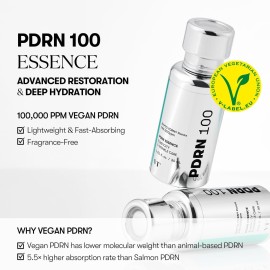 VT COSMETICS PDRN 100 Essence, Intensive Glow Serum, 100,000ppm Vegan PDRN, Skin Restoration & Plumping, Hydrating & Moisturizing, Firming, Fine Lines, Korean Skincare 1.01 fl. Oz. VT COSMETICS PDRN 100 Essence, Intensive Glow Serum, 100,000ppm Vegan PDRN, Skin Restoration & Plumping, Hydrating & Moisturizing, Firming, Fine Lines, Korean Skincare 1.01 fl. Oz.