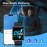 POIUZET Fitness Tracker, Fitness Watch with Blood Oxygen, Blood Pressure & Heart Rate Monitor, Steps Calories Counter, Sleep Monitor, Pedometer 50 Meters Waterproof, Smart Watch for Android iPhones