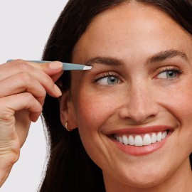 Tweezerman Exclusive Mist Blue Slant Tweezer - Hair Removal Tweezers, Stainless Steel Tweezerman Exclusive Mist Blue Slant Tweezer - Hair Removal Tweezers, Stainless Steel