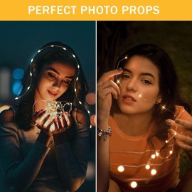 6 Pack Fairy Lights Battery Operated 7ft 20 LED Mini String Lights Twinkle Lights Silver Wire Firefly Starry Lights for Mason Jars Wedding Party Christmas Centerpiece Table Decorations, Warm White 6 Pack Fairy Lights Battery Operated 7ft 20 LED Mini String Lights Twinkle Lights Silver Wire Firefly Starry Lights for Mason Jars Wedding Party Christmas Centerpiece Table Decorations, Warm White