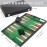 Vovotuzzi Backgammon Sets for Adults, 15 Backgammon Set Leather Large, Travel Backgammon Board Games - Classic Board Game (Green Inner Lining)