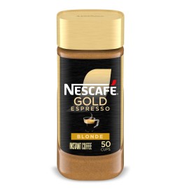 NESCAF Gold Espresso Blonde, Instant Coffee, 3.5 oz NESCAF Gold Espresso Blonde, Instant Coffee, 3.5 oz