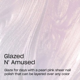 OPI Nail Lacquer Glazed N\' Amused | Sheer Soft White Pearl Chip Resistant Nail Polish Your Way Collection OPI Nail Lacquer Glazed N\' Amused | Sheer Soft White Pearl Chip Resistant Nail Polish Your Way Collection
