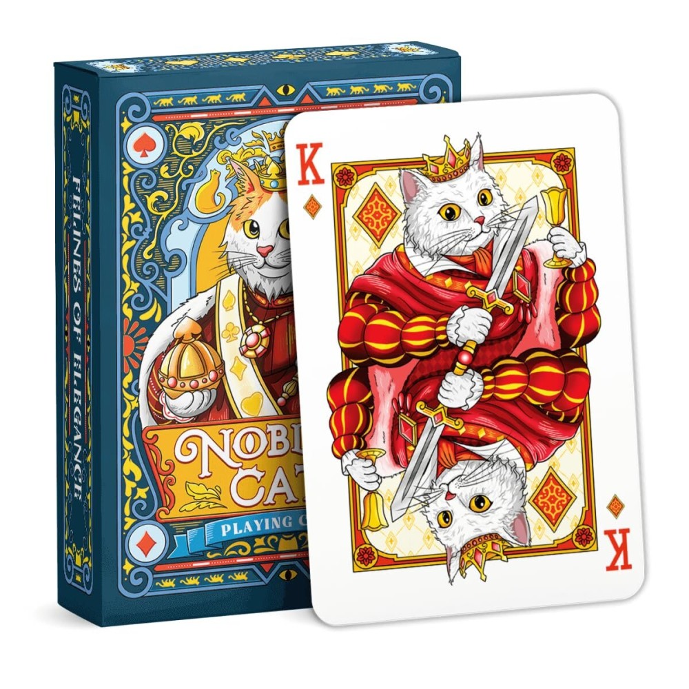 99FOX Noblific Cats Playing Cards for Adults Teens Friends Family Animal Lovers Gifts 99FOX Noblific Cats Playing Cards for Adults Teens Friends Family Animal Lovers Gifts