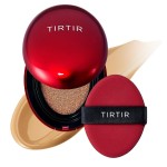 TIRTIR Mask Fit Red Cushion Foundation | Full coverage, Weightless, Skin fit, Satin Glow Finish, Korean Makeup Cushion Foundation (29N Natural Beige, 0.63 Fl Oz)