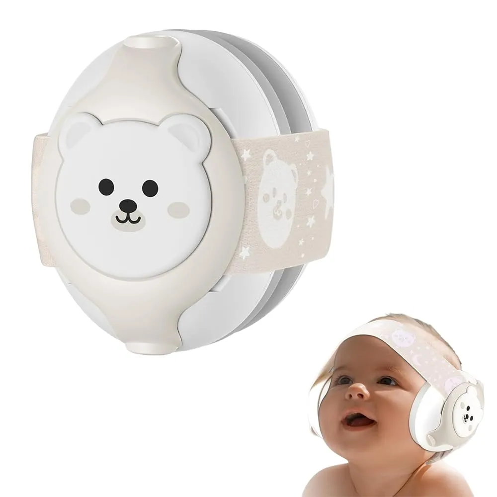YomauiYee Baby Headphones-Infant Ear Protection for Babies 0-36 Months, 25dB NRR Baby Noise Cancelling Headphones with Little Bear Design,Travel Essentials for Airplane/Improves Sleep/Outdoor YomauiYee Baby Headphones-Infant Ear Protection for Babies 0-36 Months, 25dB NRR Baby Noise Cancelling Headphones with Little Bear Design,Travel Essentials for Airplane/Improves Sleep/Outdoor