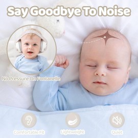 YomauiYee Baby Headphones-Infant Ear Protection for Babies 0-36 Months, 25dB NRR Baby Noise Cancelling Headphones with Little Bear Design,Travel Essentials for Airplane/Improves Sleep/Outdoor YomauiYee Baby Headphones-Infant Ear Protection for Babies 0-36 Months, 25dB NRR Baby Noise Cancelling Headphones with Little Bear Design,Travel Essentials for Airplane/Improves Sleep/Outdoor