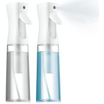 2 Pack Continuous Spray Bottles - Ultra Fine Mist Sprayer | Water Spray Bottle For Hair Mister Spray Bottle | Hair Spray Bottles For Hairstyling, Cleaning, Salons - 2pk 6.8 OZ / 200 ML