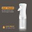 2 Pack Continuous Spray Bottles - Ultra Fine Mist Sprayer | Water Spray Bottle For Hair Mister Spray Bottle | Hair Spray Bottles For Hairstyling, Cleaning, Salons - 2pk 6.8 OZ / 200 ML
